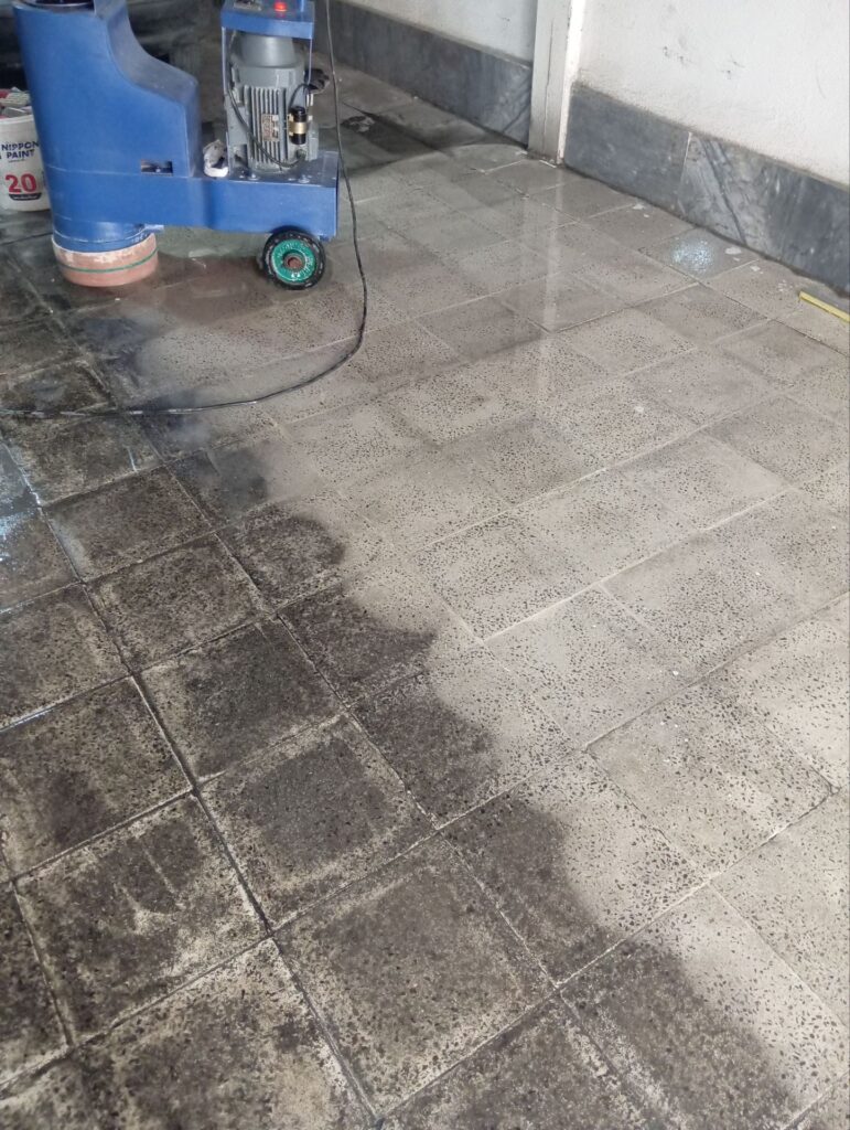 کفسابی کردن سطح در خوی شوط ماکو